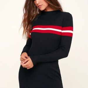 Lulu’s Black Sweater Dress